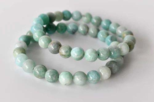 8mm Amazonite Gemstone Bracelet