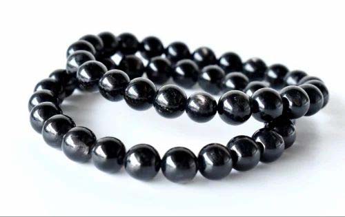 8mm Apache Tears Gemstone Bracelet