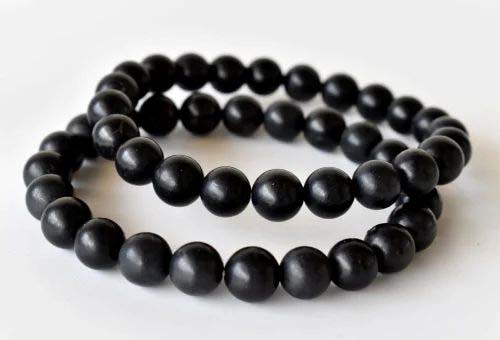 8mm Black Shungite Bracelet
