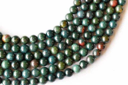 8mm Bloodstone Beads