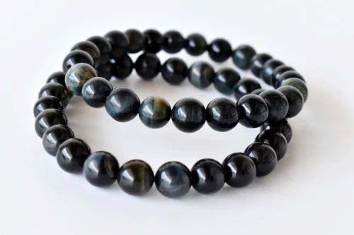 8mm Blue Tiger Eye Bracelet