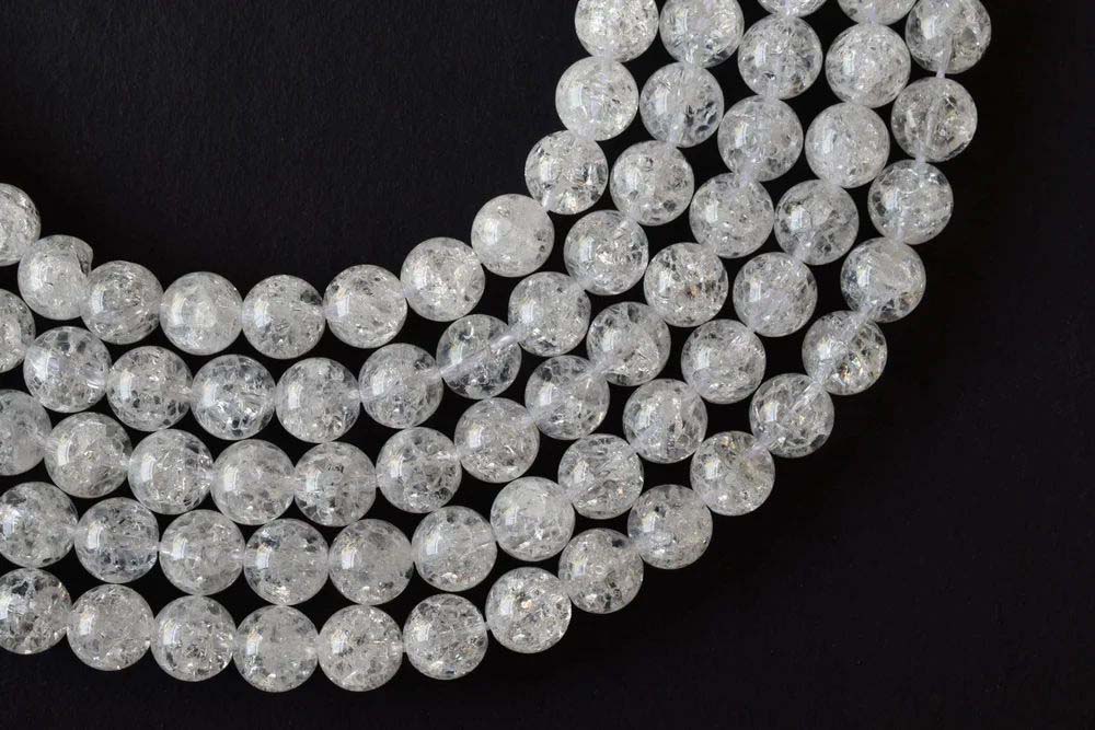 8mm Crack Crystal Beads