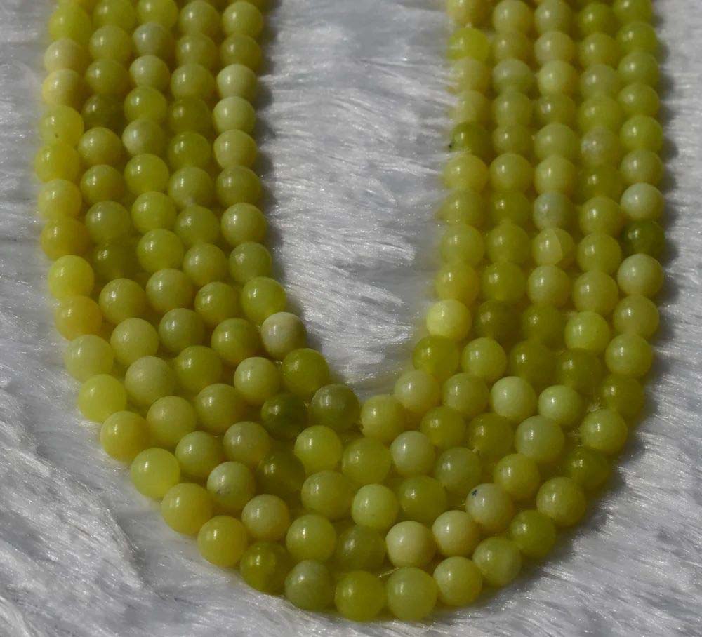 8mm Crystal Jewelry Beads  Lemon Quartz Gemstone Beads