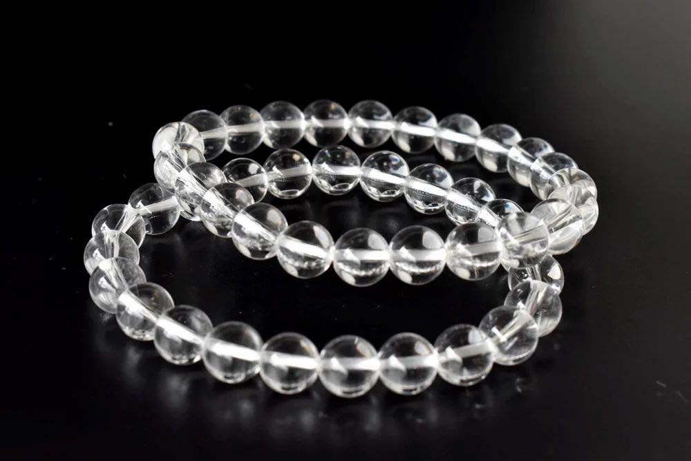8mm Crystal Quartz Bracelet