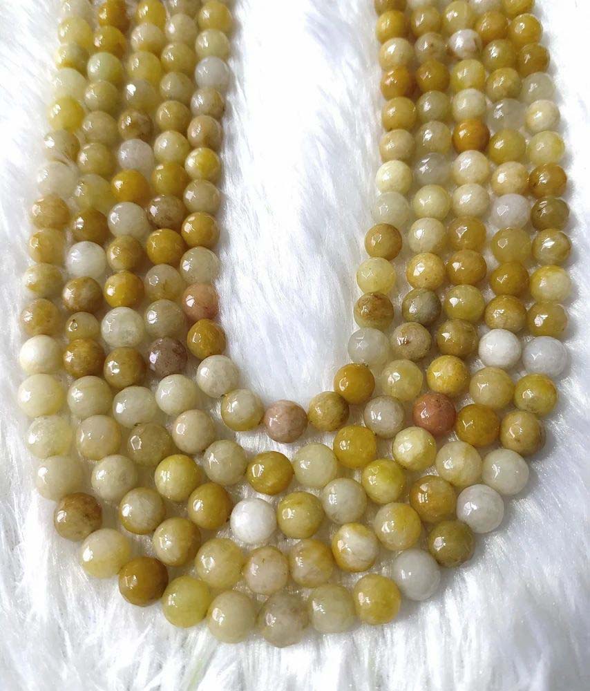 8mm Faceted Beads Yellow Aventurine Crystal Beads for Jewelry
