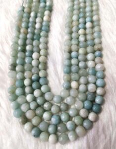 8mm Faceted Jewelry Beads Amazonite Gemstones Crystal Beads