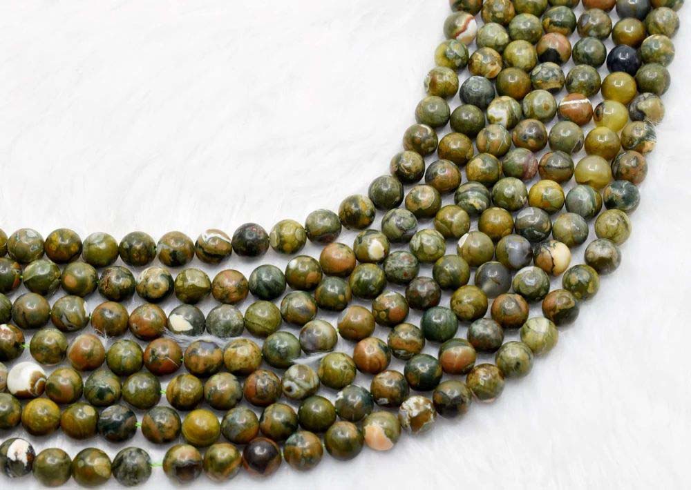 8mm Ocean Jasper Beads