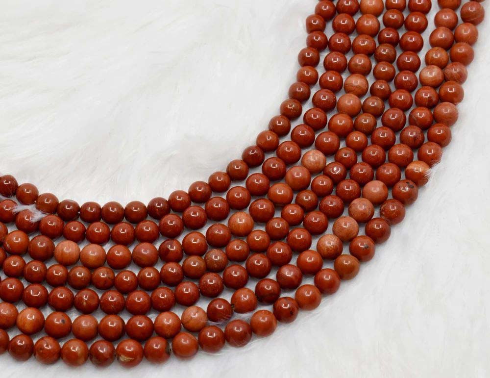 8mm Red Jasper Beads