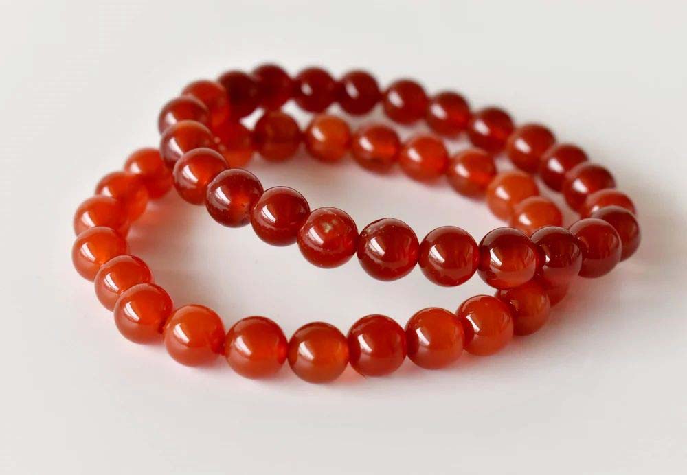 8mm Red Onyx Crystal Bracelet