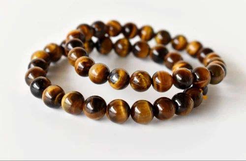 8mm Tiger Eye Crystal Bracelet