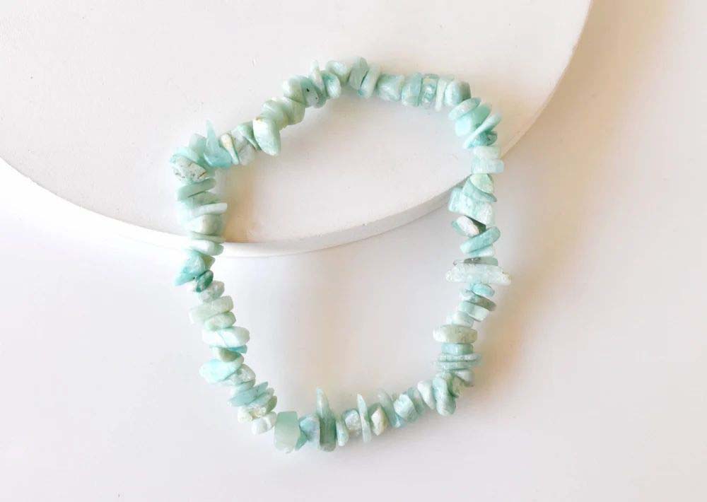 Amazonite Chip Bracelet