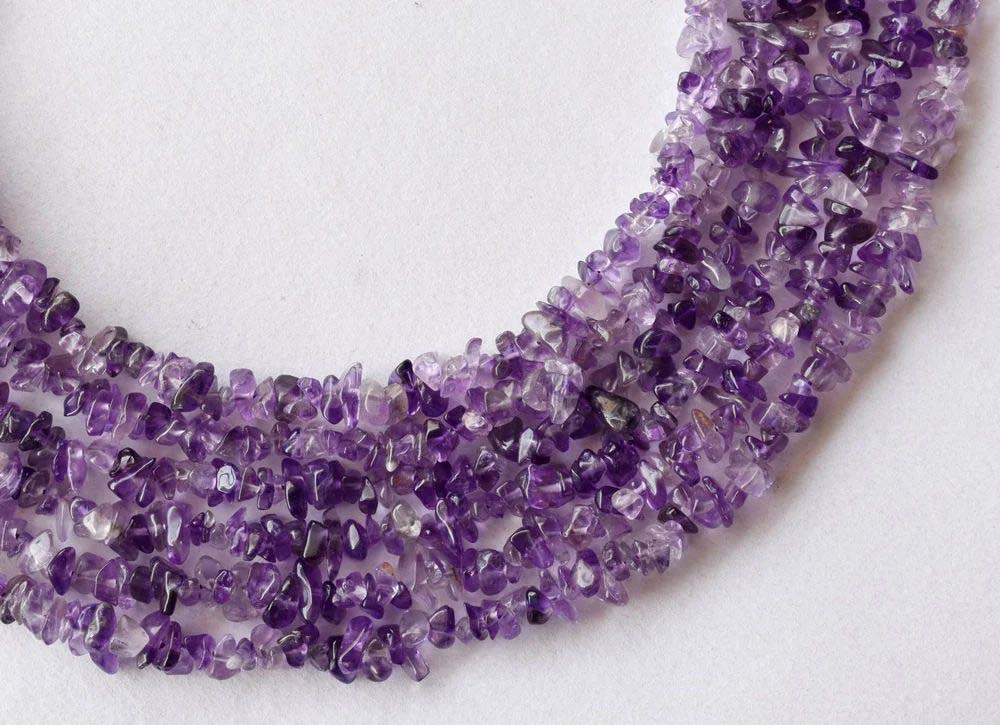 Amethyst Chips Beads