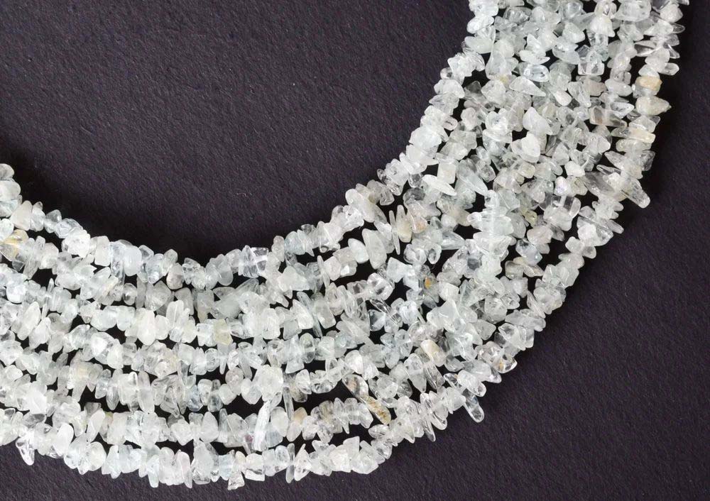 Aquamarine Chips Beads