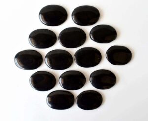 Black Obsidian Flat Stone