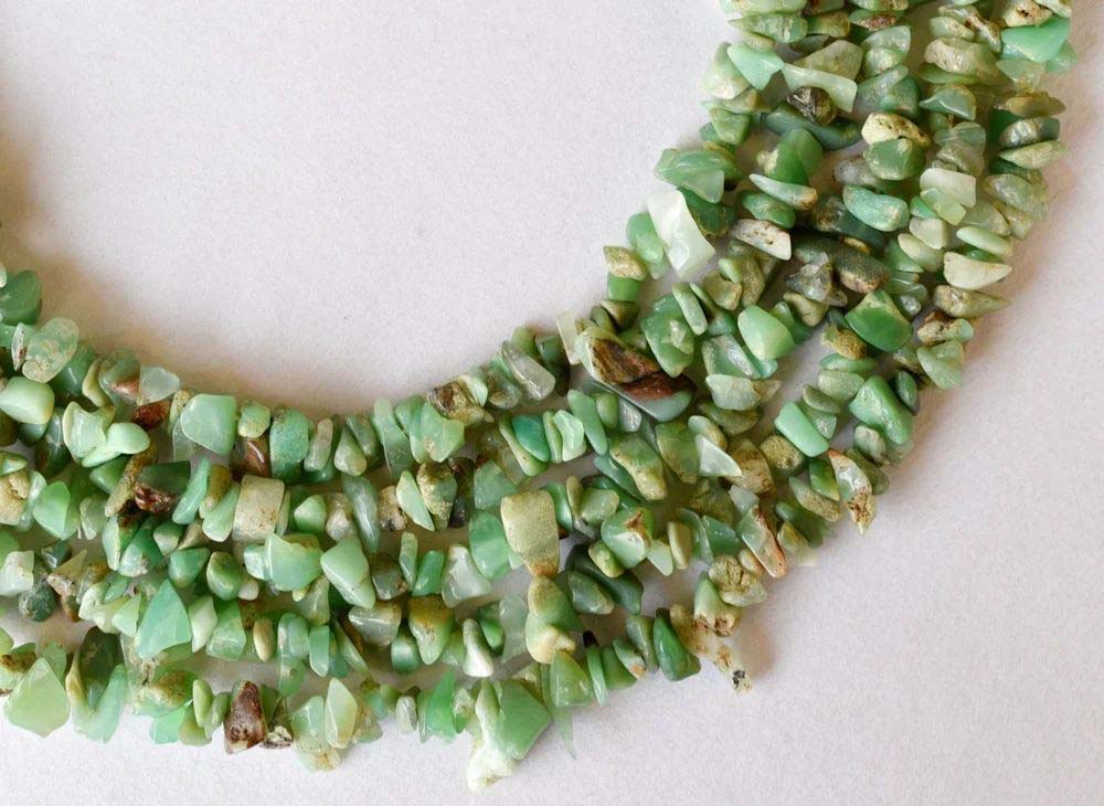 Chrysoprase Chips Beads