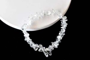 Crystal Quartz Chip Bracelet