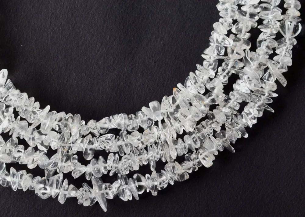 Crystal Quartz Chips Beads