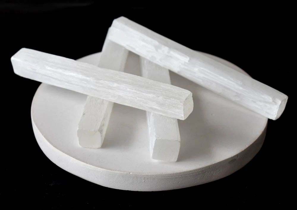 Crystal Selenite Charging Long Plates