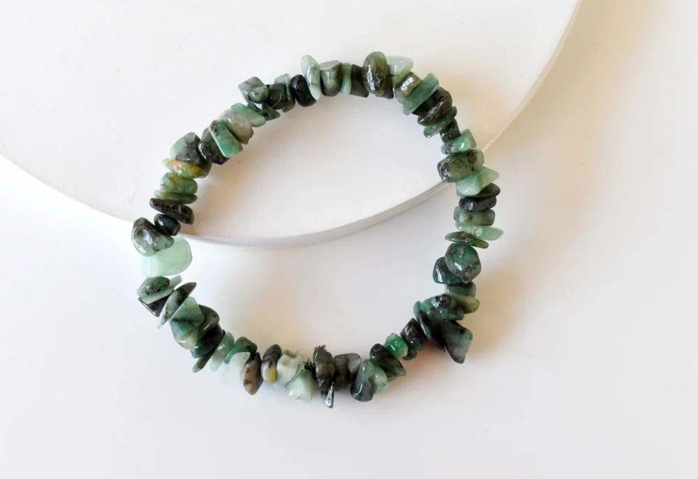 Emerald Chip Bracelet