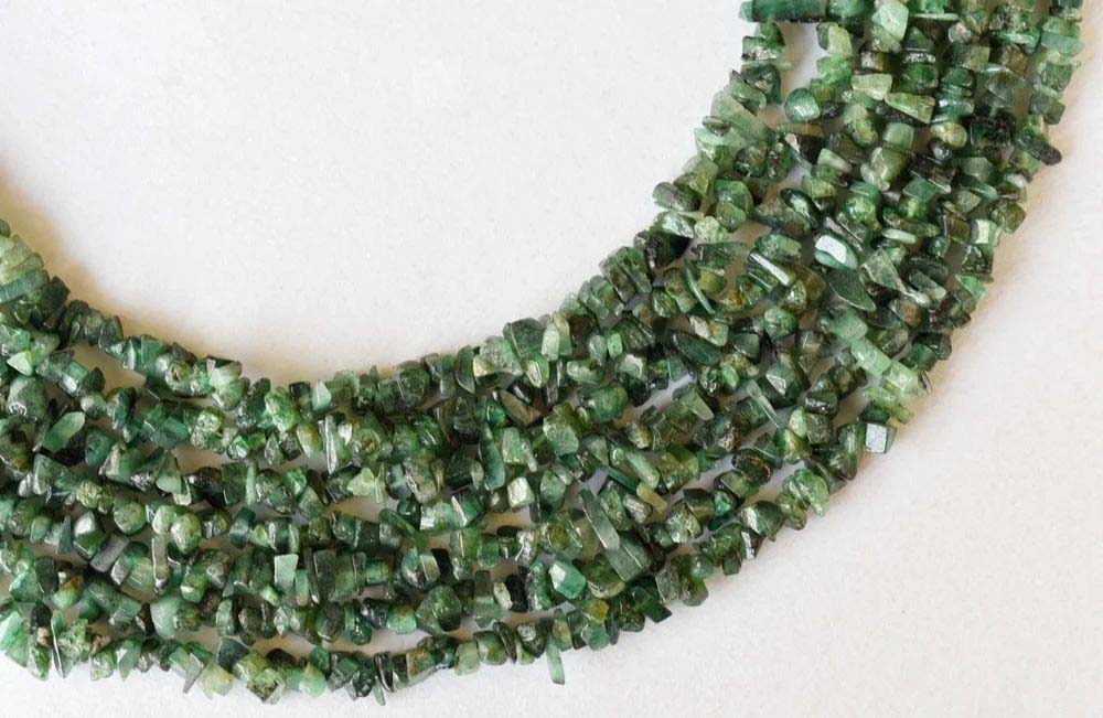 Emerald Chips Beads