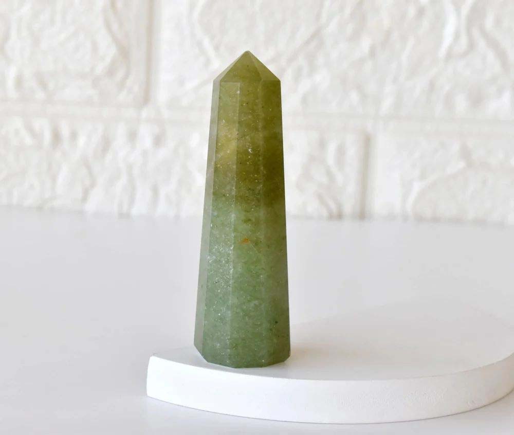 Green Aventurine Obelisk Point
