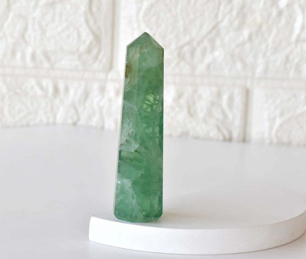 Green Fluorite Obelisk Point