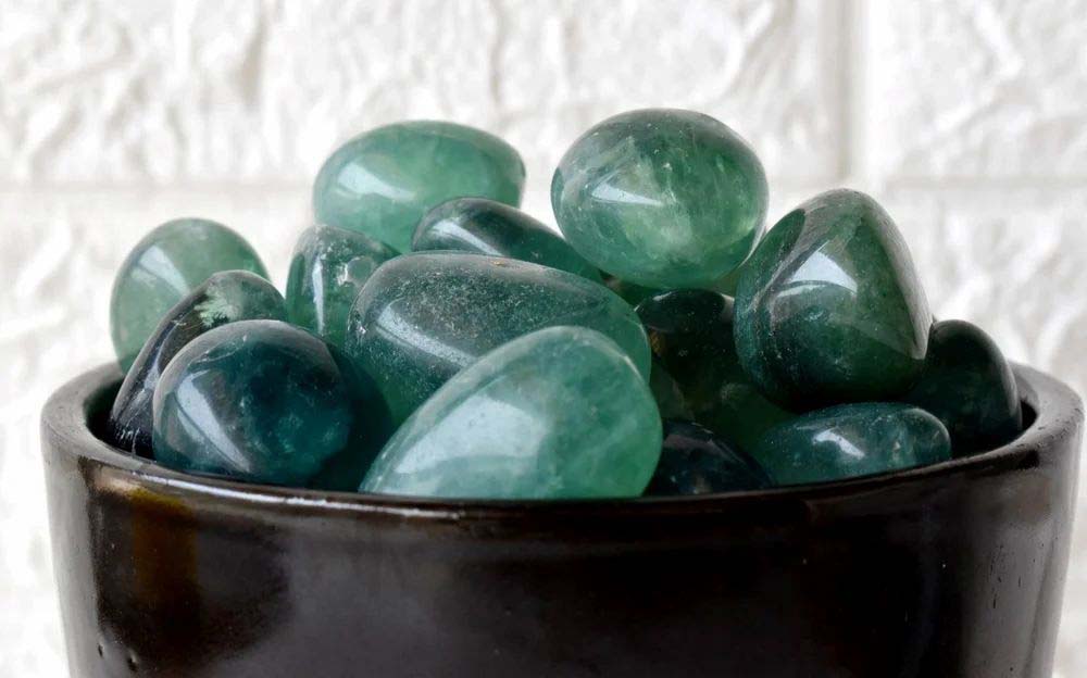 Green Fluorite Tumbled