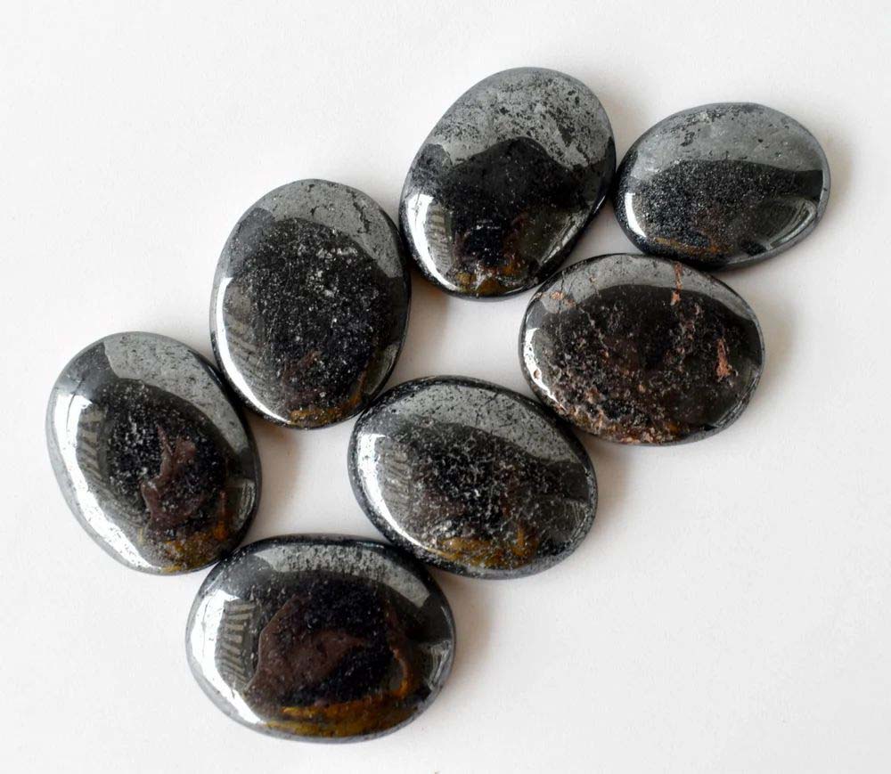Hematite Worry Stone for Crystal Healing