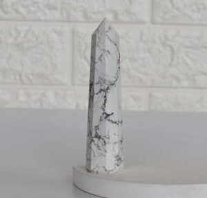 Howlite Obelisk Point