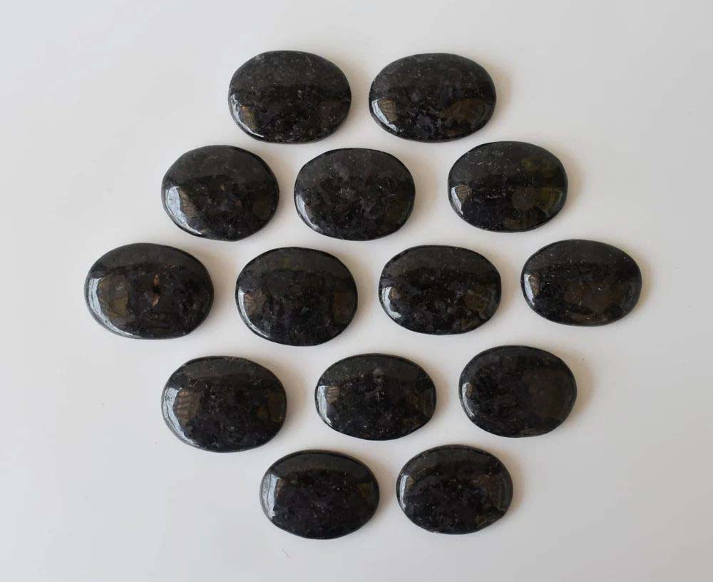 Indigo Gabbro Flat Stone