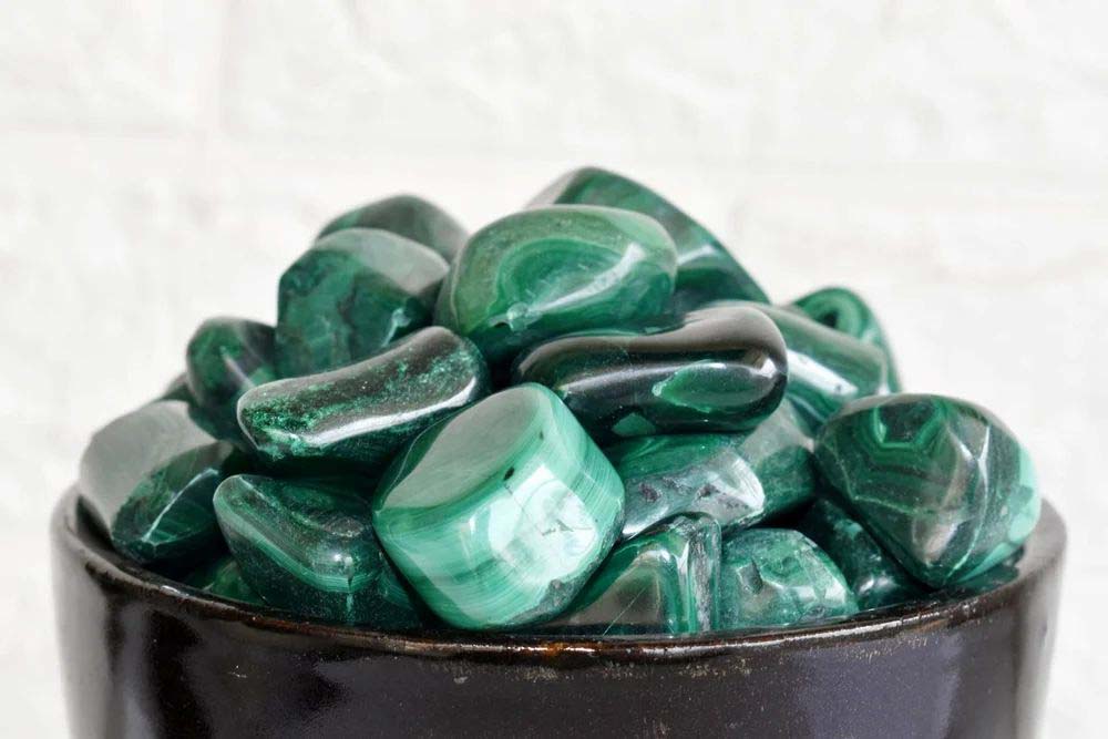 Malachite Tumbled