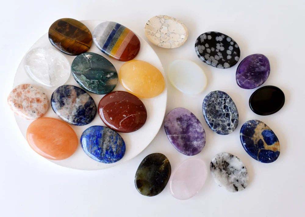 Mix 25pcs Bulk Worry Stones