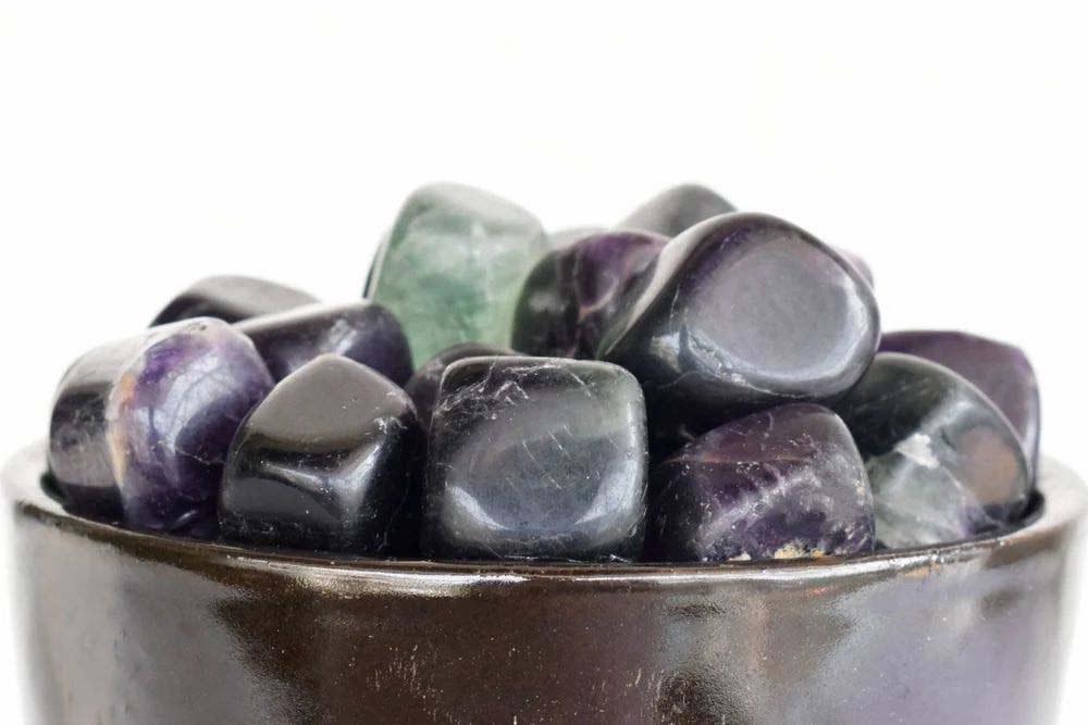 Multi Fluorite Tumbled