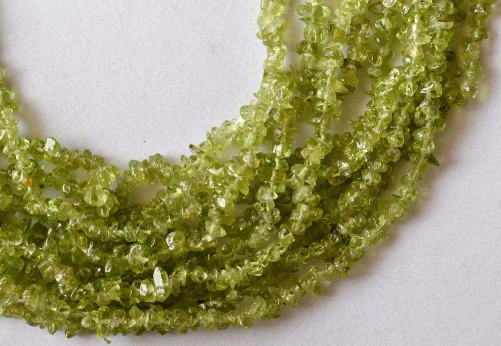 Peridot Chips Beads