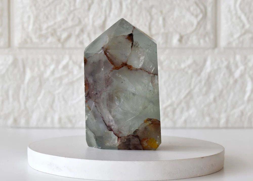 Polished Green Flurorite Points