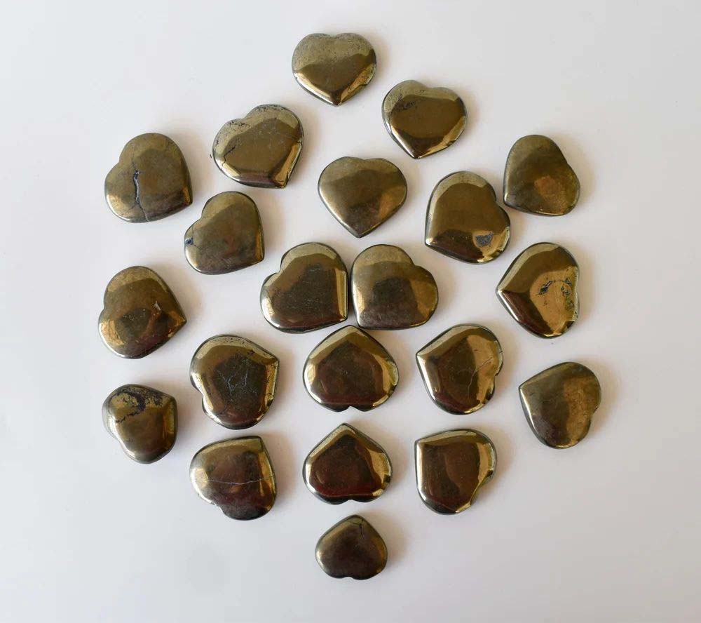 Pyrite Puffy Mini Hearts