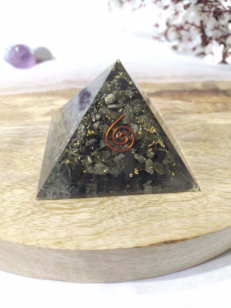 Pyrite Pyramid Orgone Pyramid