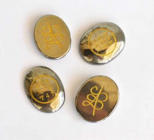 Pyrite Stone Zibu Coin