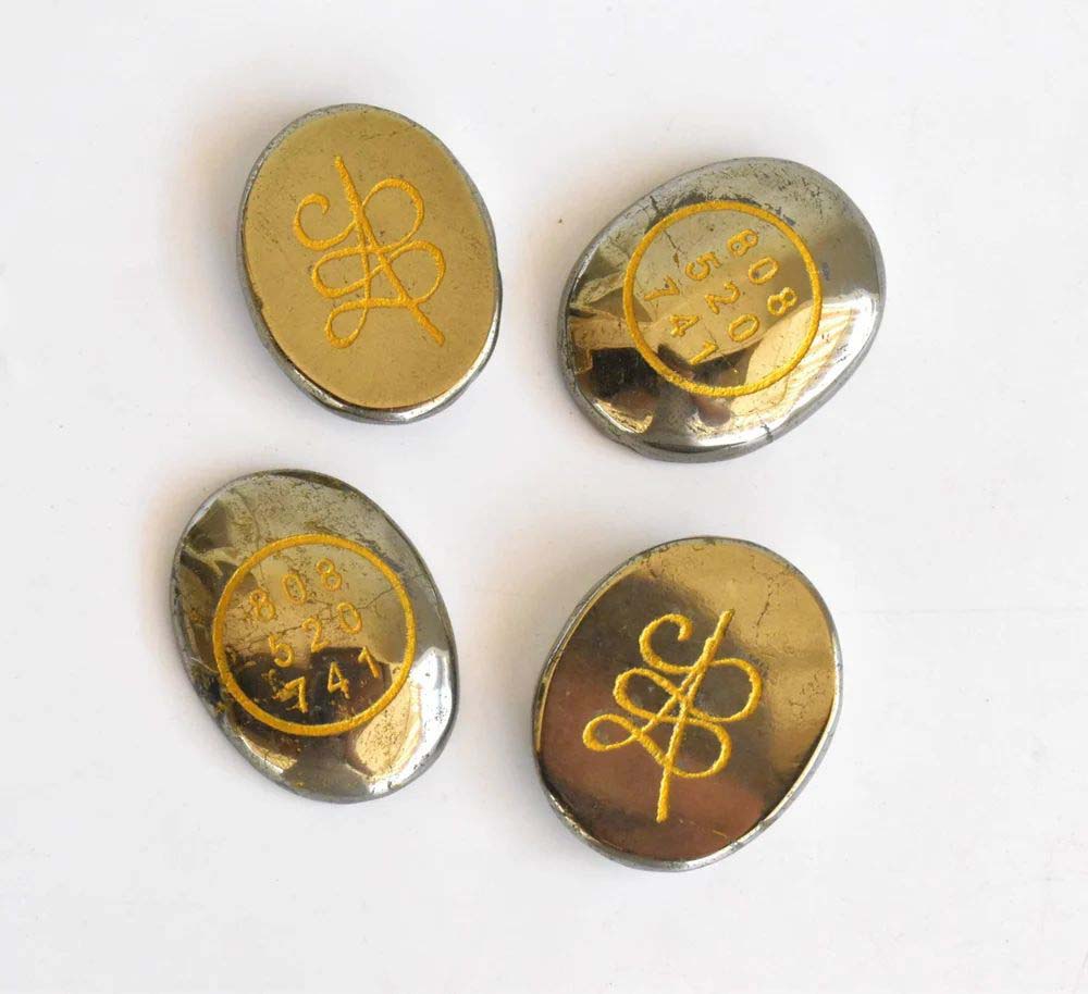 Pyrite Stone Zibu Coin