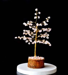 Rose Quartz Crystal Tree