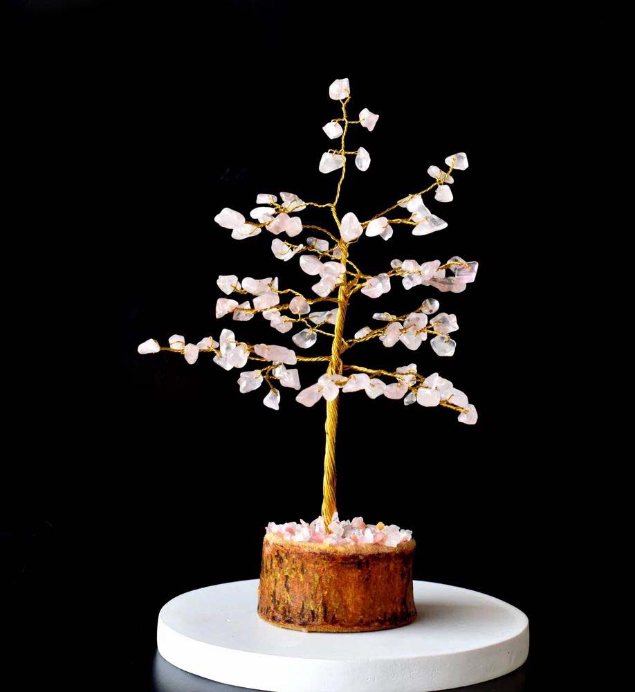 Rose Quartz Crystal Tree