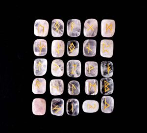 Rose Quartz Rune Set