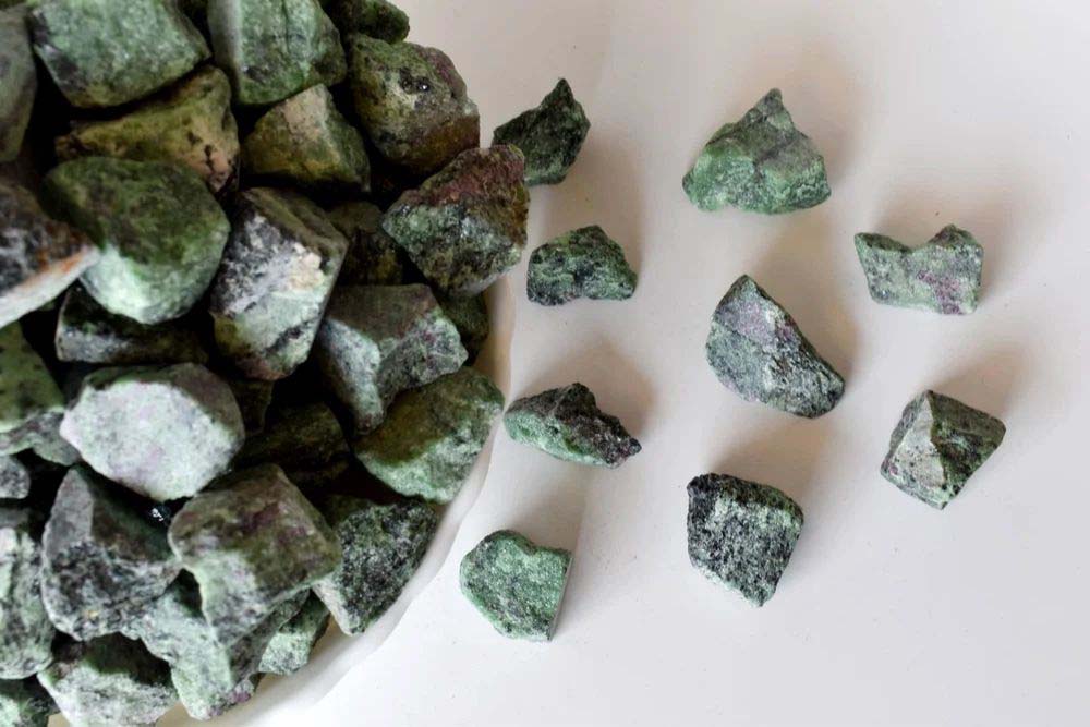 Ruby Zosite Rough Stone