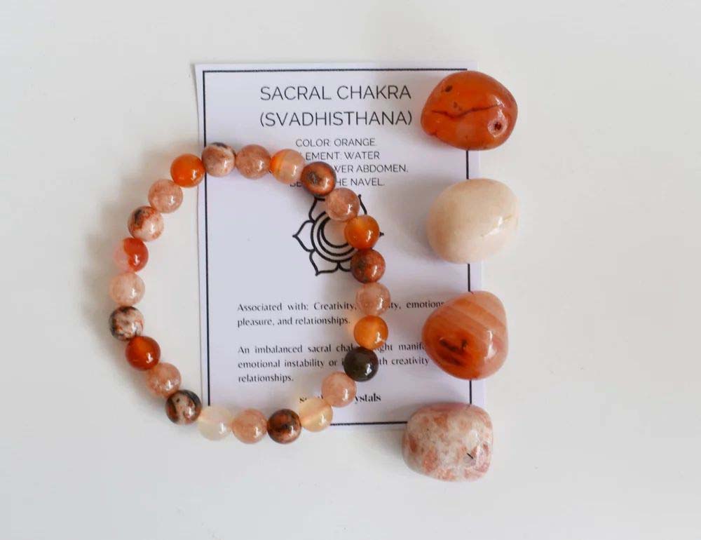 Sacral Chakra Crystal Kit