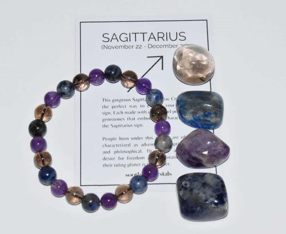 Sagittarius Zodiac Crystal Kit