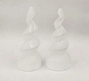 Selenite Spiral Point