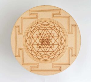 Shri Yantra Crystal Grid Board