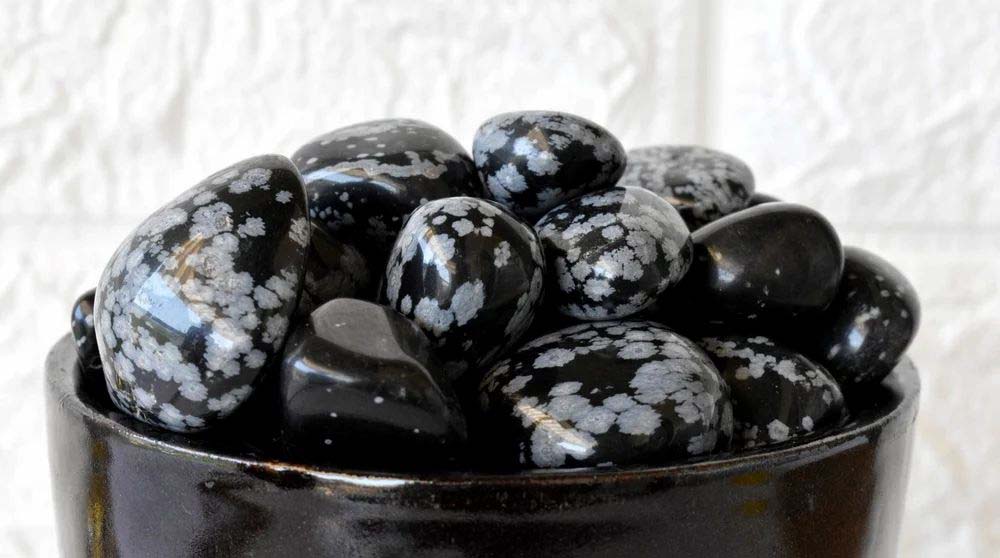 Snowflake Obsidian Tumbled