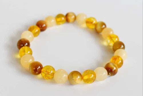 Solar Plexus Chakra Crystal Bracelet