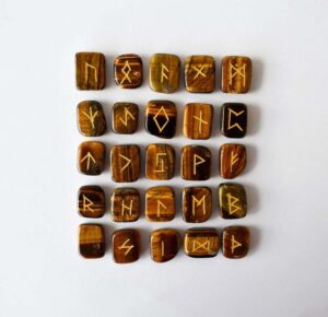 Tiger Eye Rune Set